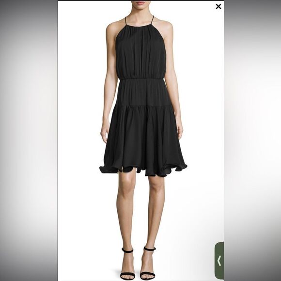 Milly Silk Madison Sleeveless Tiered Sundress Size 2 - Picture 1 of 12